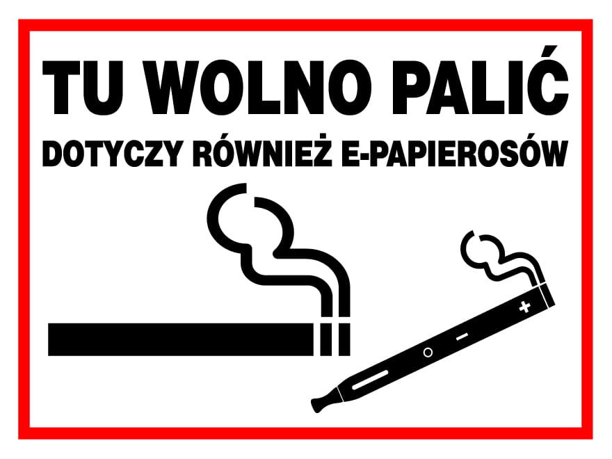 Zi-54 -Tu Wolno Palić Dotyczy Również E-Papierosów