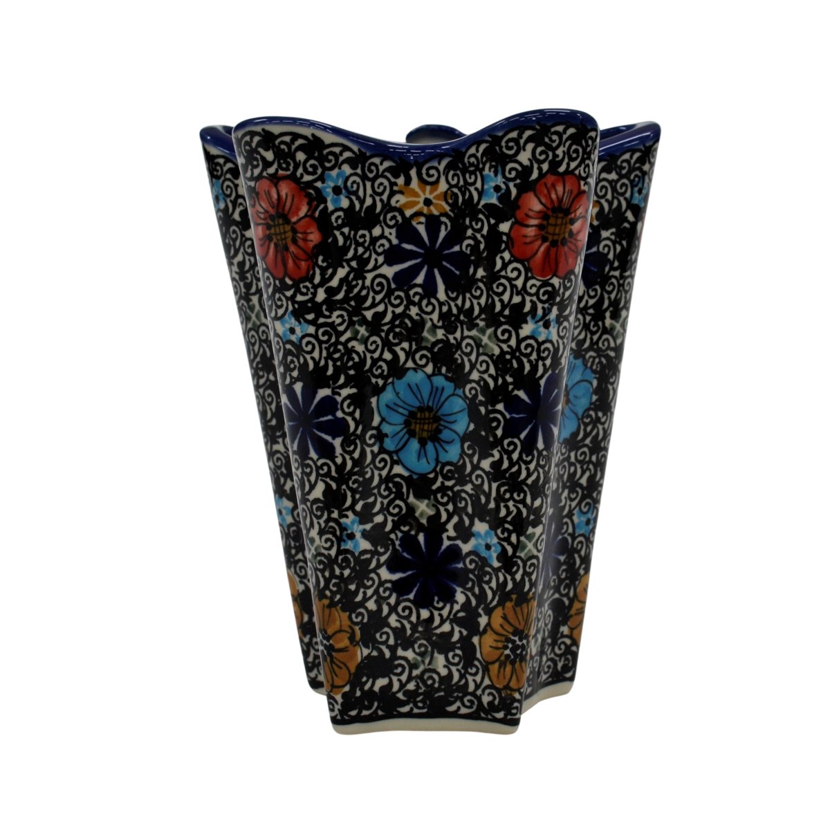 Ceramiczny wazon Lilia Ceramika Bolesławiec