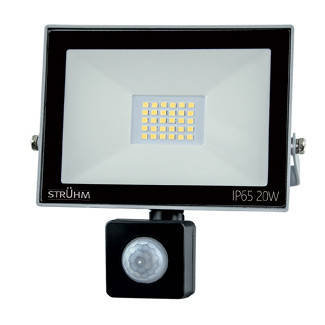 IDEUS Naświetlacz LED z czujnikiem ruchu KROMA LED S 20W GREY 6500K IP65 IDEUS 7055 03705