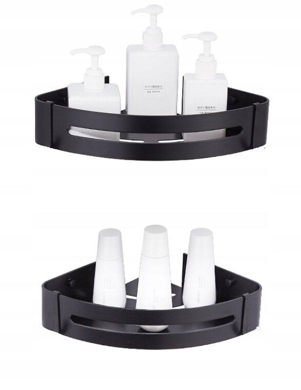 Półka Łazienkowa Narożna Pod Prysznic Wisząca Loft [31Bb2]