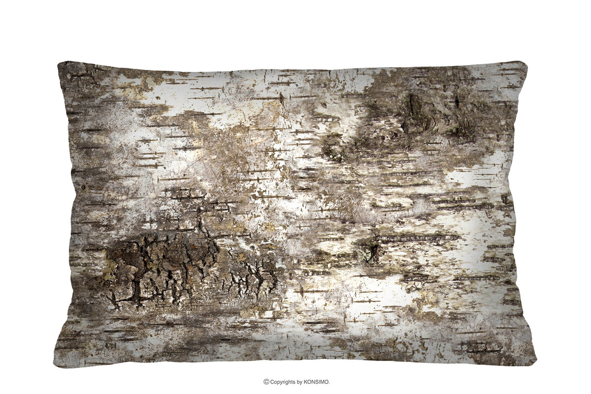 Prostokątna poduszka wzór brzozy TERRES