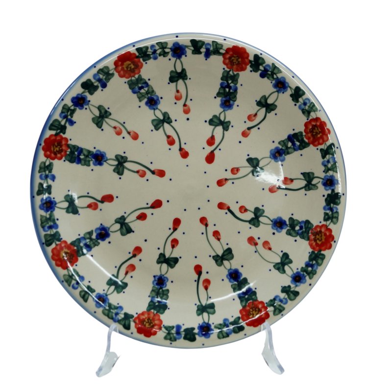 Ceramiczny talerz obiadowy 26 cm Bolesławiec