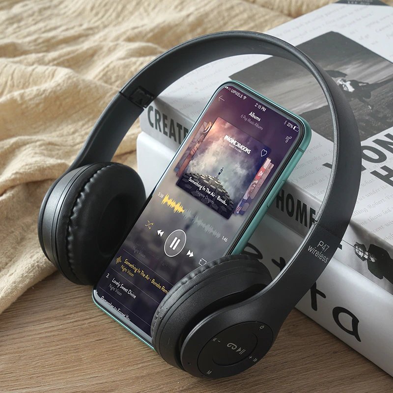 Multifunkcjonalne Słuchawki Bezprzewodowe Rafeex, Nauszne Wireless P47 Z Bluetooth
