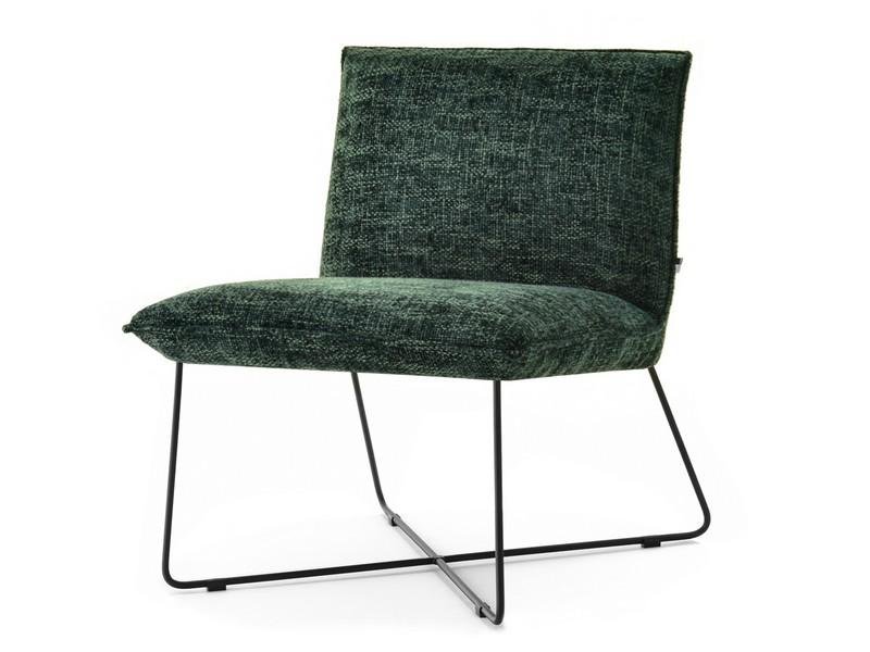 Modny Fotel W Industrialnym Stylu Do Pokoju Paco Zielony Czarne Nogi