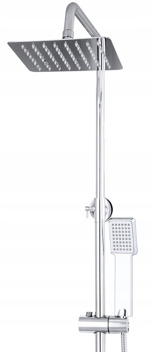 Rossa Chrom Zestaw Natryskowy Prysznicowy Deszczo