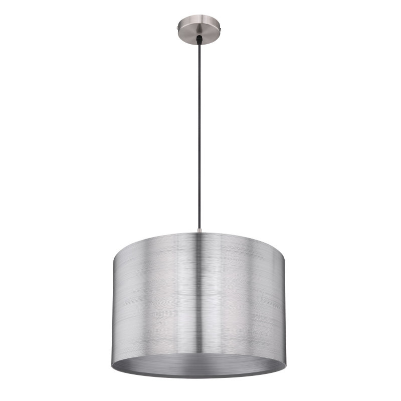 Globo Lighting Lampa wisząca nikiel srebrny metal tworzywo sztuczne Sinni 15365H1