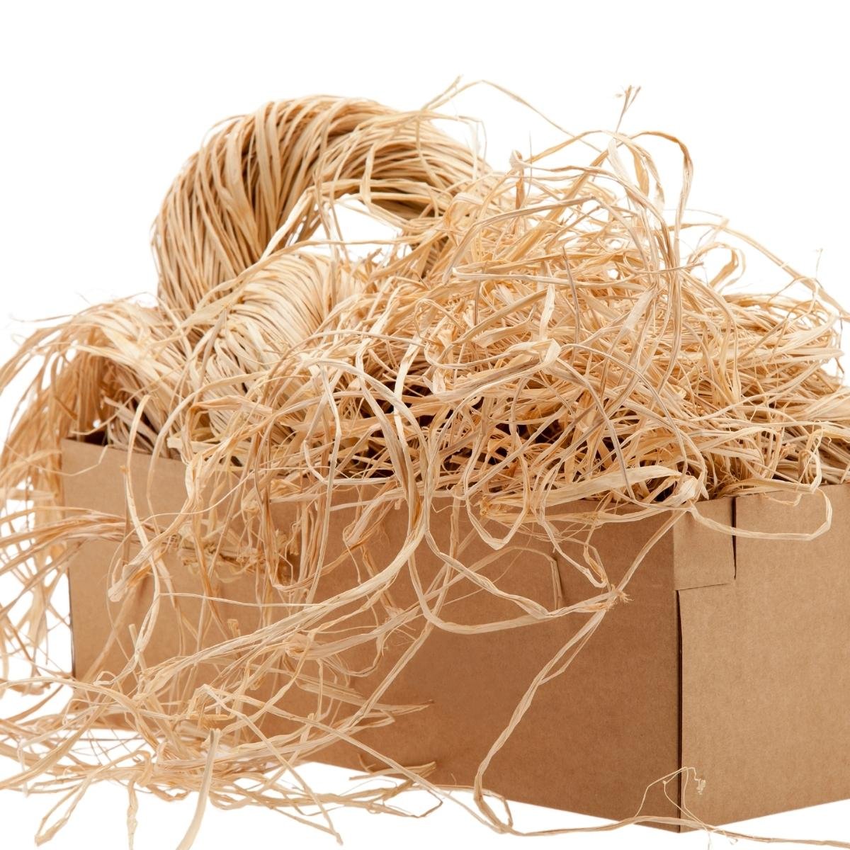 Wypełniacz Ozdobny Rafia Naturalna 100g