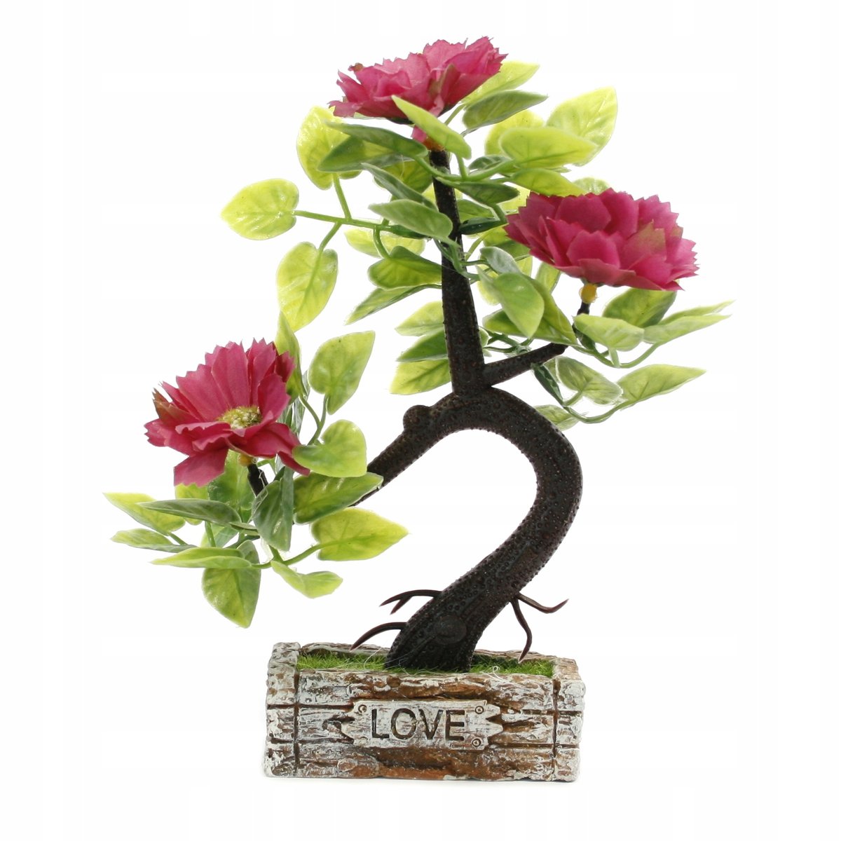 DRZEWKO BONSAI SZTUCZNA ROŚLINA 19CM Różne Kolory