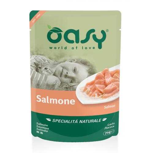 Oasy Oasy Natural Mokra Kara dla Kota : Smak - Łosoś