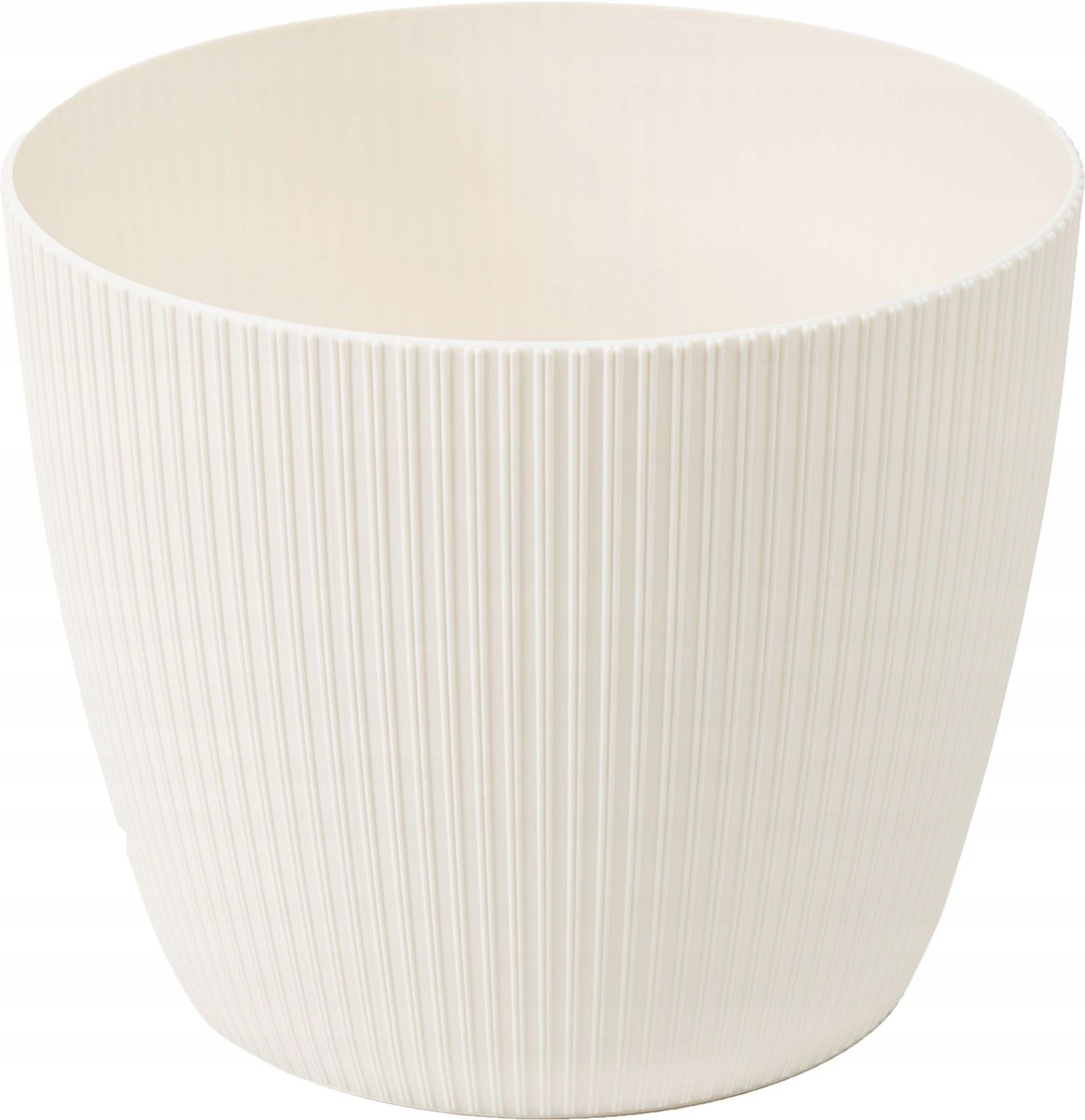 Doniczka Osłonka Plastikowa Biała 16 Cm Magnolia Jumper