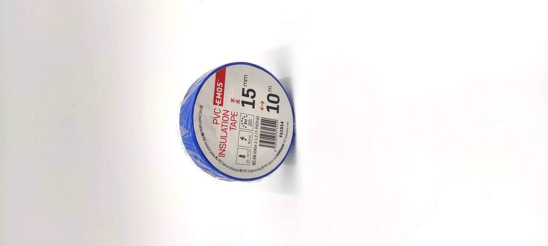Emos Taśma izolacyjna PVC 15mm/10m niebieska F61514