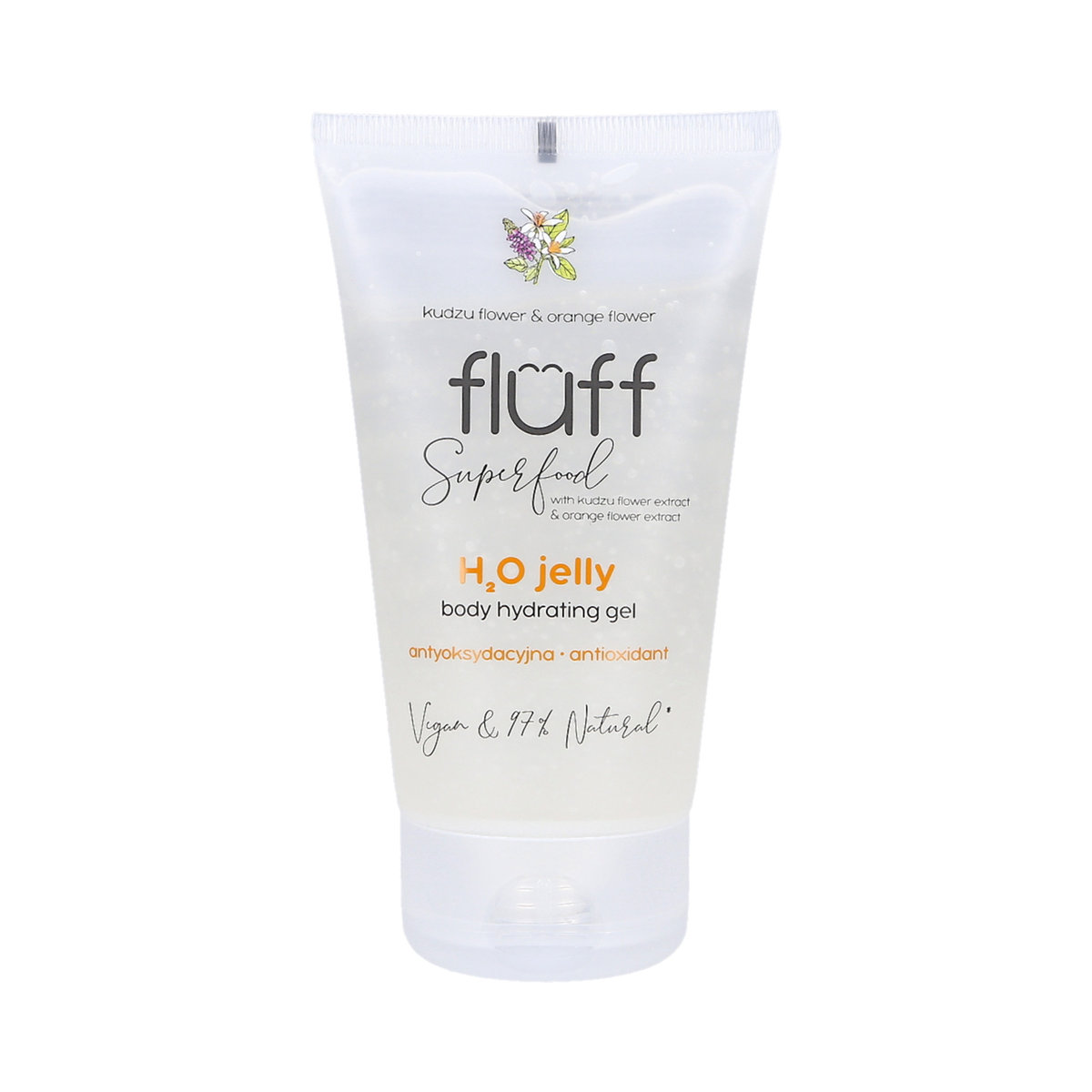 FLUFF Fluff woda żelowa kwiat kudzu i pomarańczy 150 ml