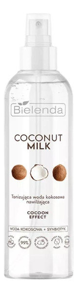 Bielenda Coconut Milk Kokosowa Nawilżająca Woda tonizująca Cocoon Effect 200ml