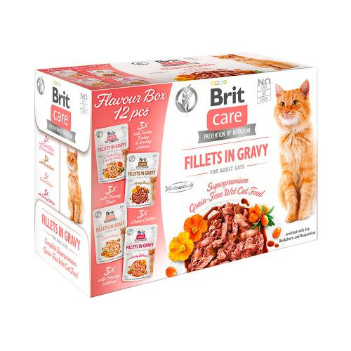 Brit Care Cat Zestaw próbny karmy dla kotów 12 x 85 g
