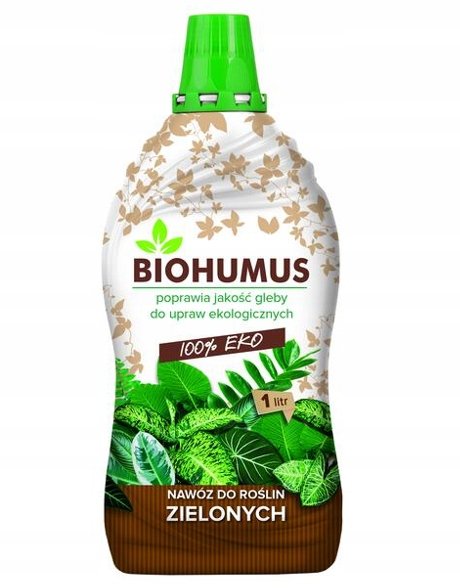 Agrecol BIOHUMUS NAWÓZ DO ROŚLIN ZIELONYCH 1 L zakupy dla domu i biura! 71
