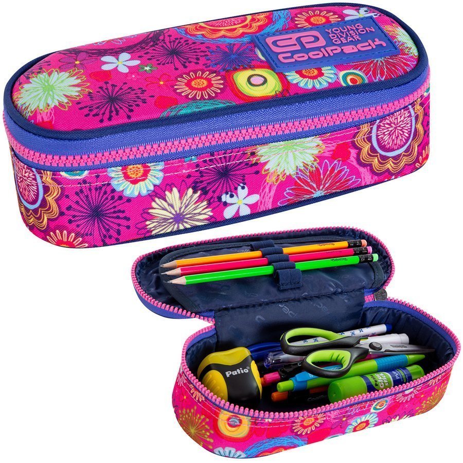 CoolPack Piórnik saszetka jednokomorowa Campus Power Pink 726841