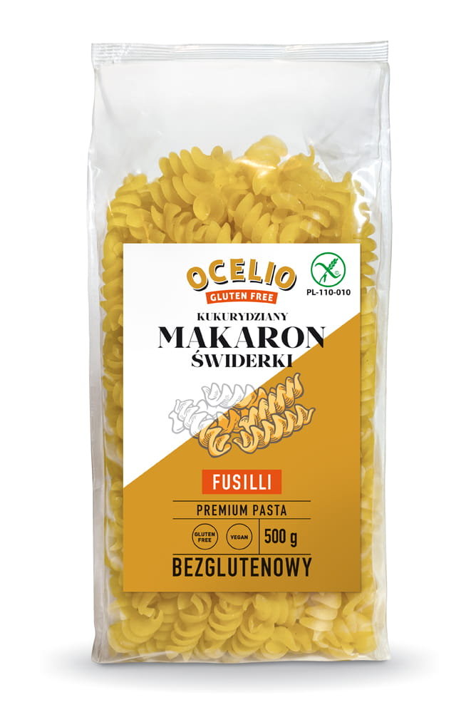 Ocelio Bezglutenowy makaron świderki fusilli 500 g