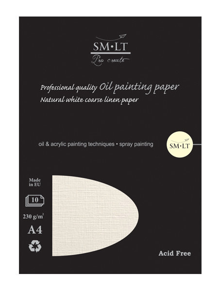 SM.LT TS 10 (230) oelmalpapier, A4, 230 GSM, naturalna biel TS-10(230)