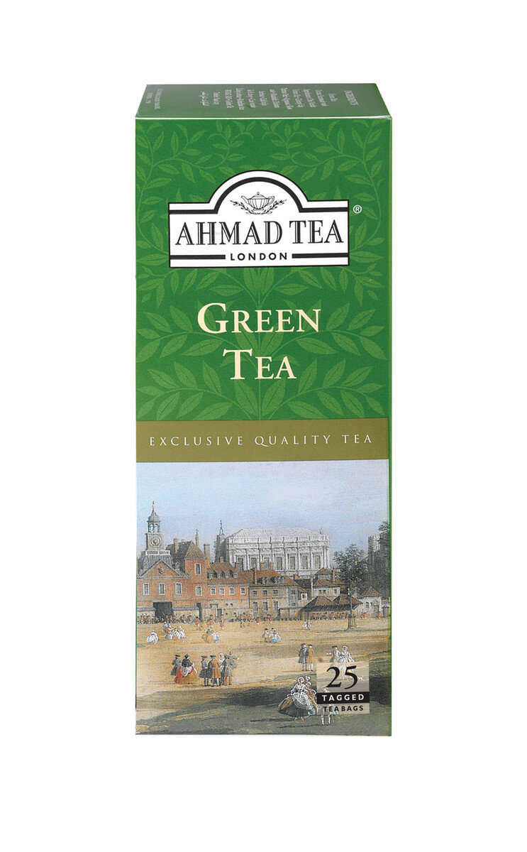 Ahmad Tea Green Tea Herbata Zielona 25 Torebek Z Zawieszką