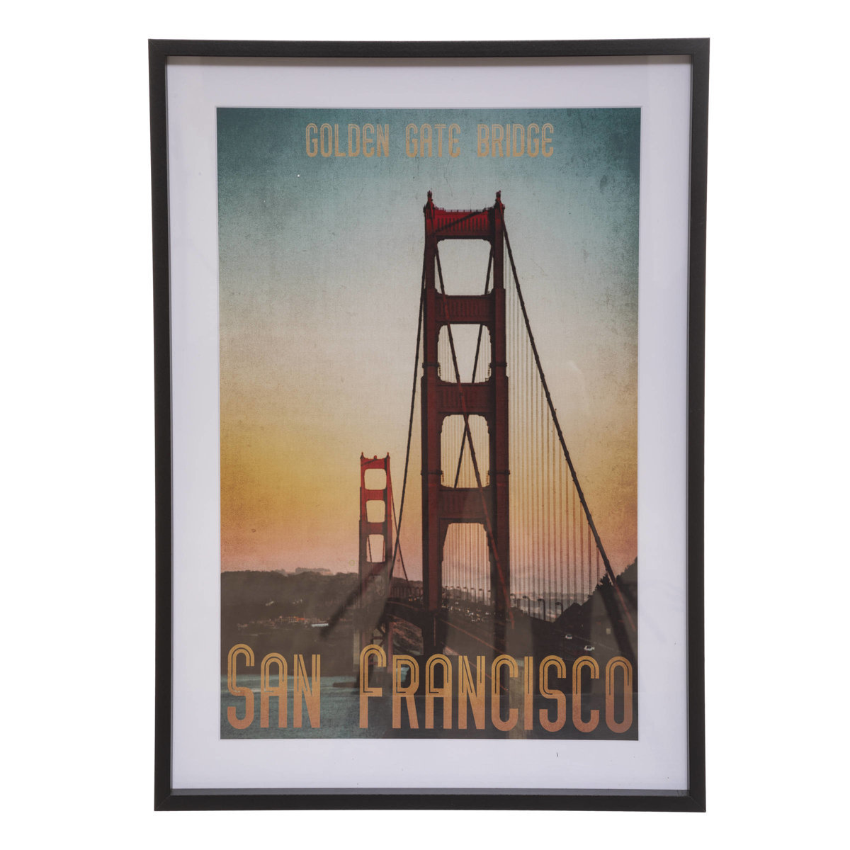 Plakat w ramie do salonu BRIDGE, 52 x 72 cm