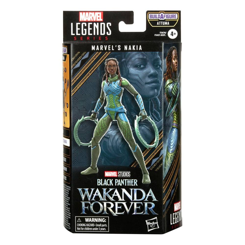 Hasbro, Marvel, figurka kolekcjonerska Black Panther 2 Legends, Marvel's Nakia, 15 cm, F3676