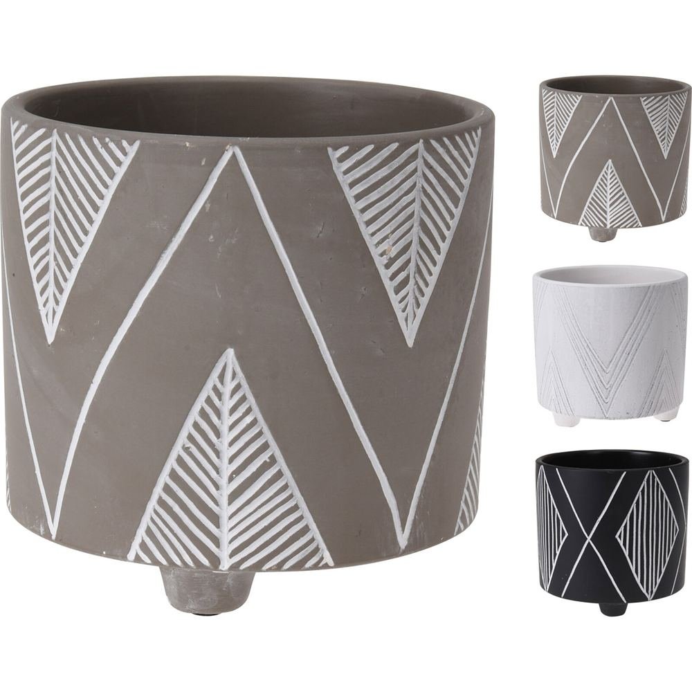 Doniczka Na Kwiaty Betonowa Na Nóżkach 13 X 14 Cm