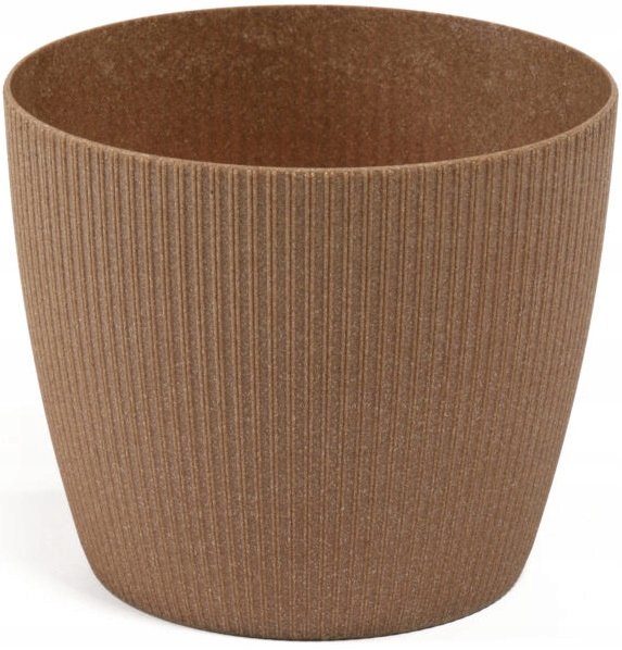 Osłonka-doniczka MAGNOLIA jumper ECO fi 19 naturalne drewno Lamela