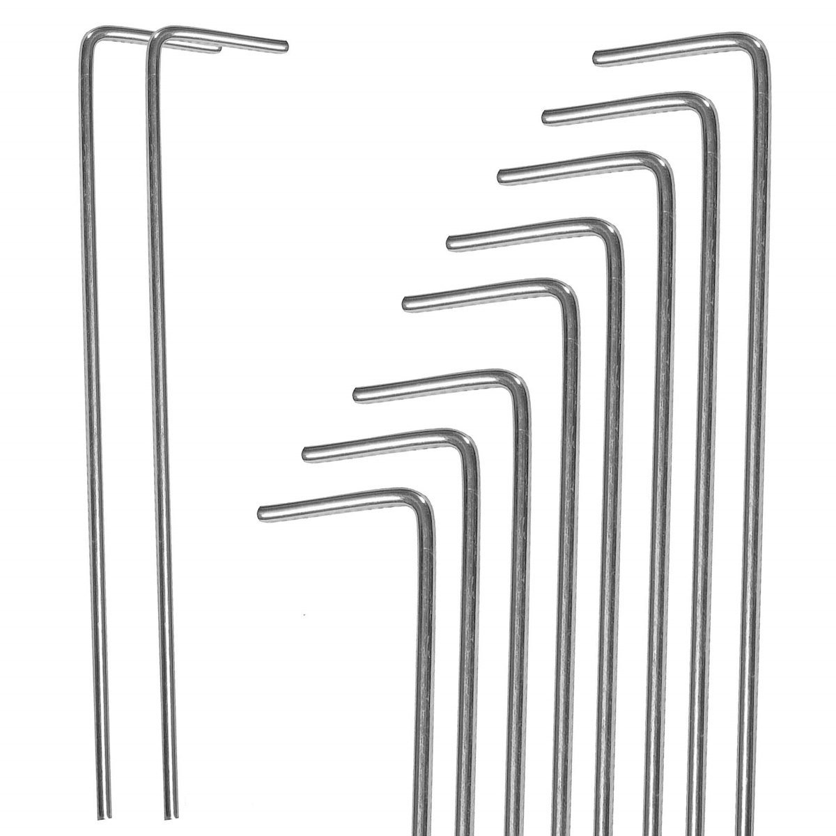 Śledzie do namiotu 10 sztuk komplet szpilek namiotowych ze stali