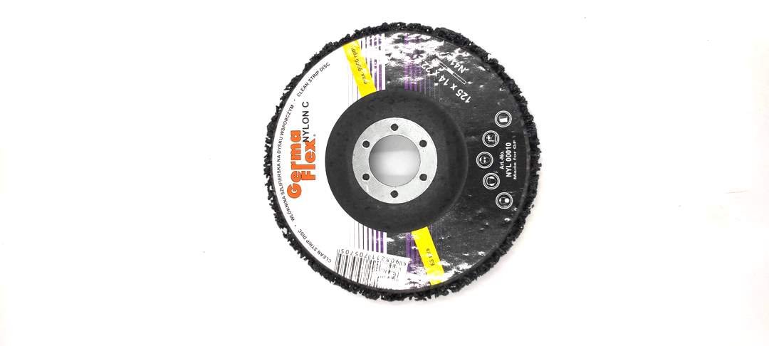 Ściernica nylonowa na lamelce Nylon C N41a 125x14x22,2 NYL 00010