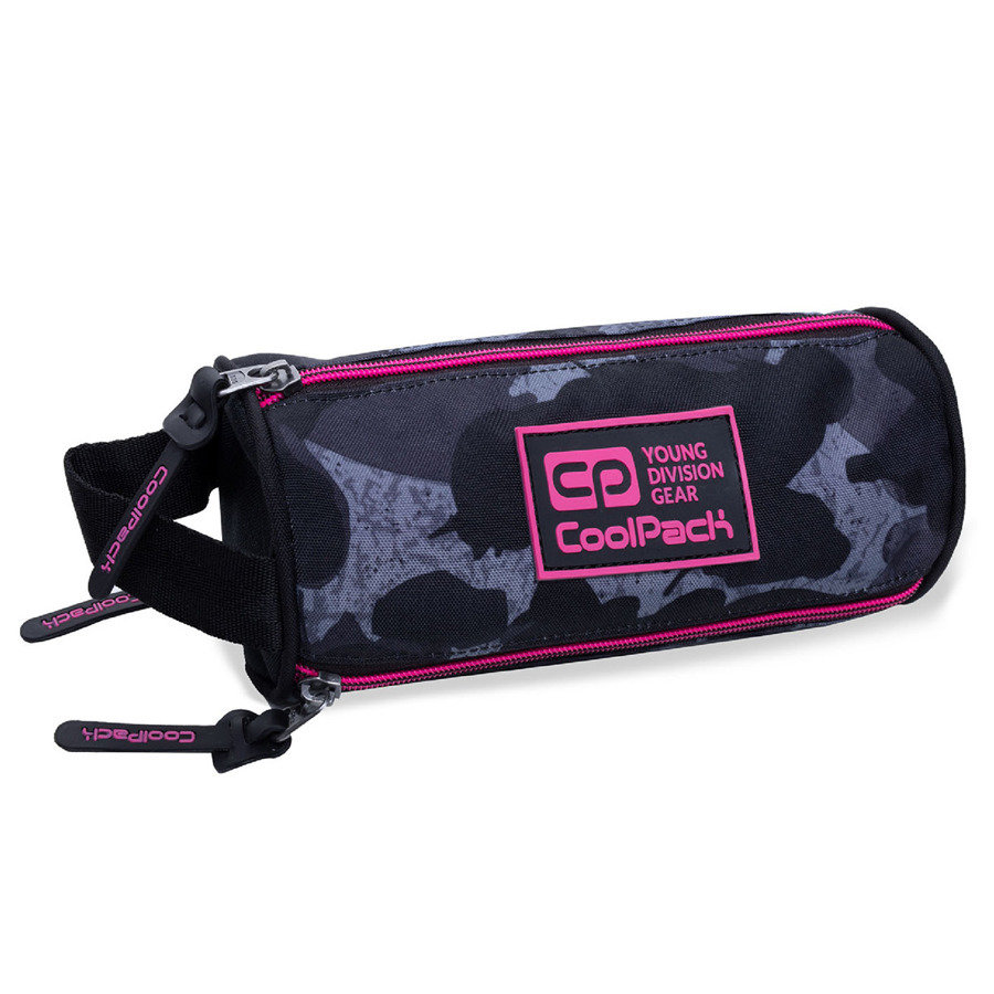 Piórnik szkolny trzykomorowy tuba CoolPack Omni Moro Pink 98038CP nr B68064