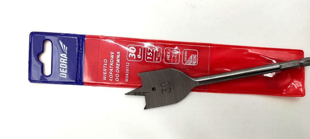 Wiertło łopatkowe do drewna DEDRA WDA30152 30x152mm