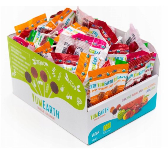 Lizaki owocowe EKO 100szt, YUMEARTH