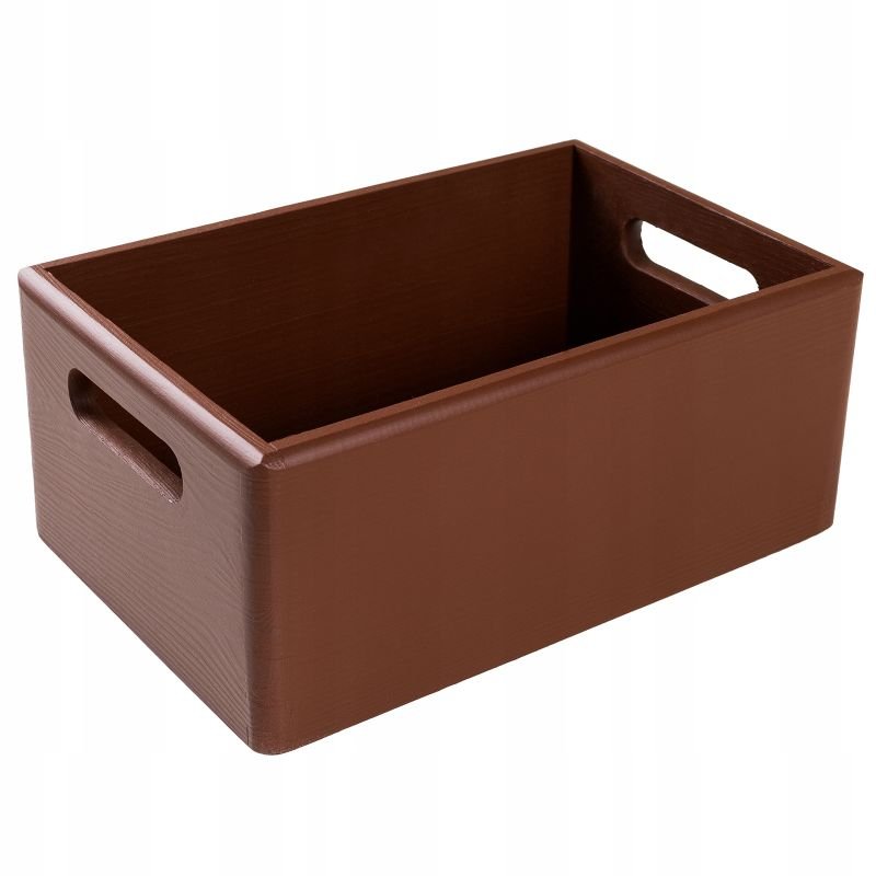 Skrzynia drewniana brązowa pudełko 30x20x13 cm