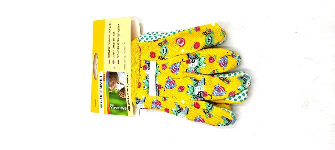 Rękawiczki Dla Dzieci Żółte 1 Szt Rozmiar 4