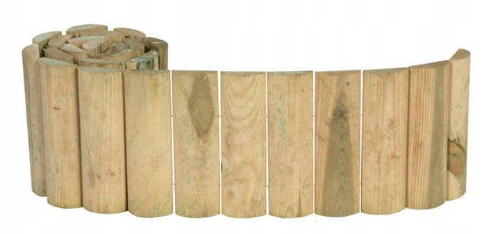 Rolborder Drewniany Palisada Ogrodowa 4,6X40X200 Cm