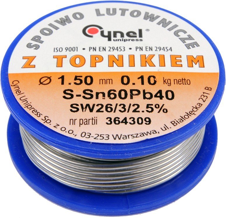 Cynel Spoiwo lutownicze sn60pb40 1,5/100 (76814)