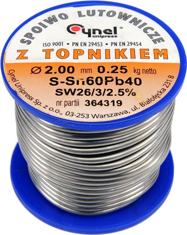 Cynel Spoiwo lutownicze sn60pb40 2,0/250 (76819)