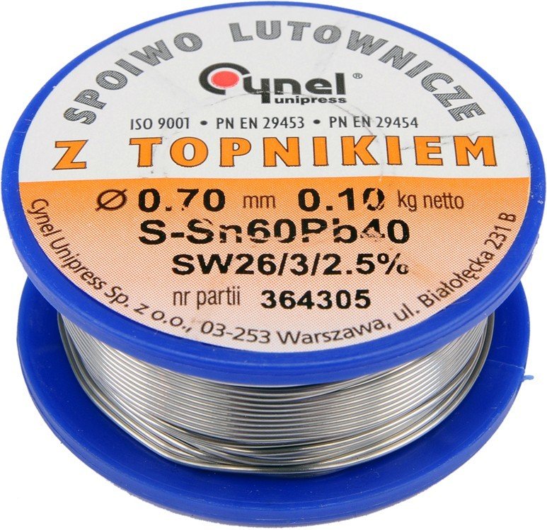 Cynel Spoiwo lutownicze sn60pb40 0,7/100 (76806)