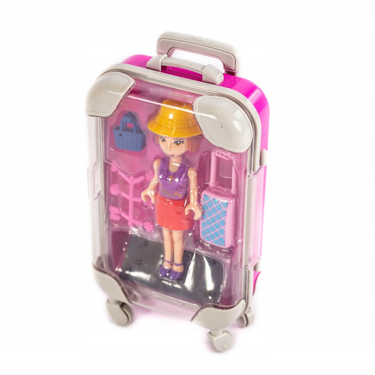 Lalka Podróżniczka MINI LALECZKA W WALIZCE
