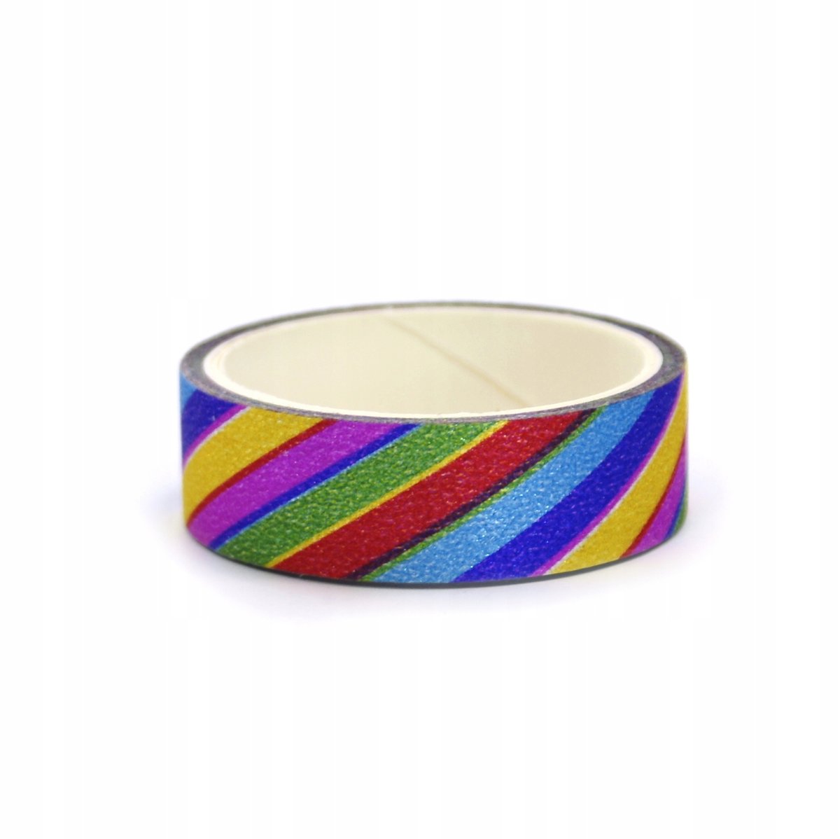 TAŚMA KLEJĄCA OZDOBNA TĘCZOWA washi tape 5m
