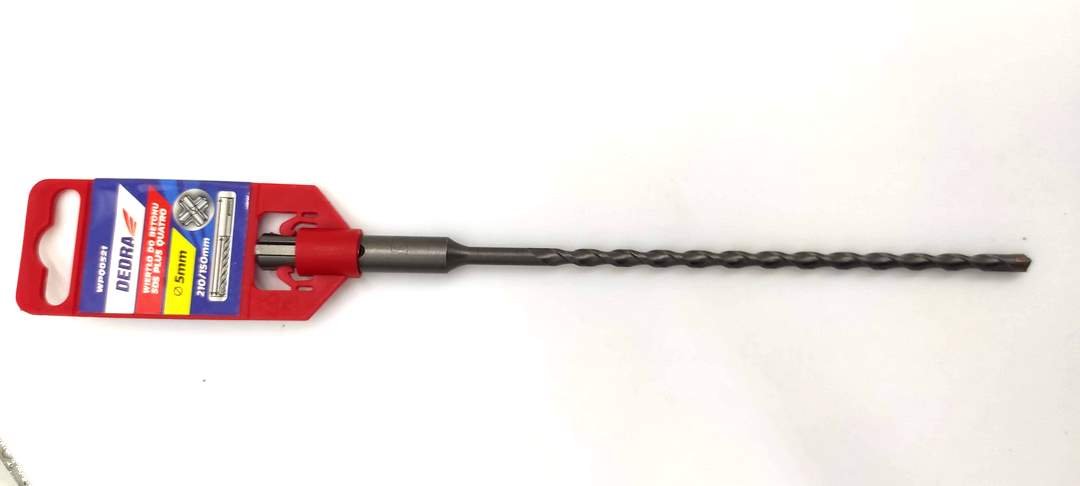 Wiertło do betonu SDS PLUS DEDRA WPQ0521 5,0x210/150mm, QUATRO, podwójna widia
