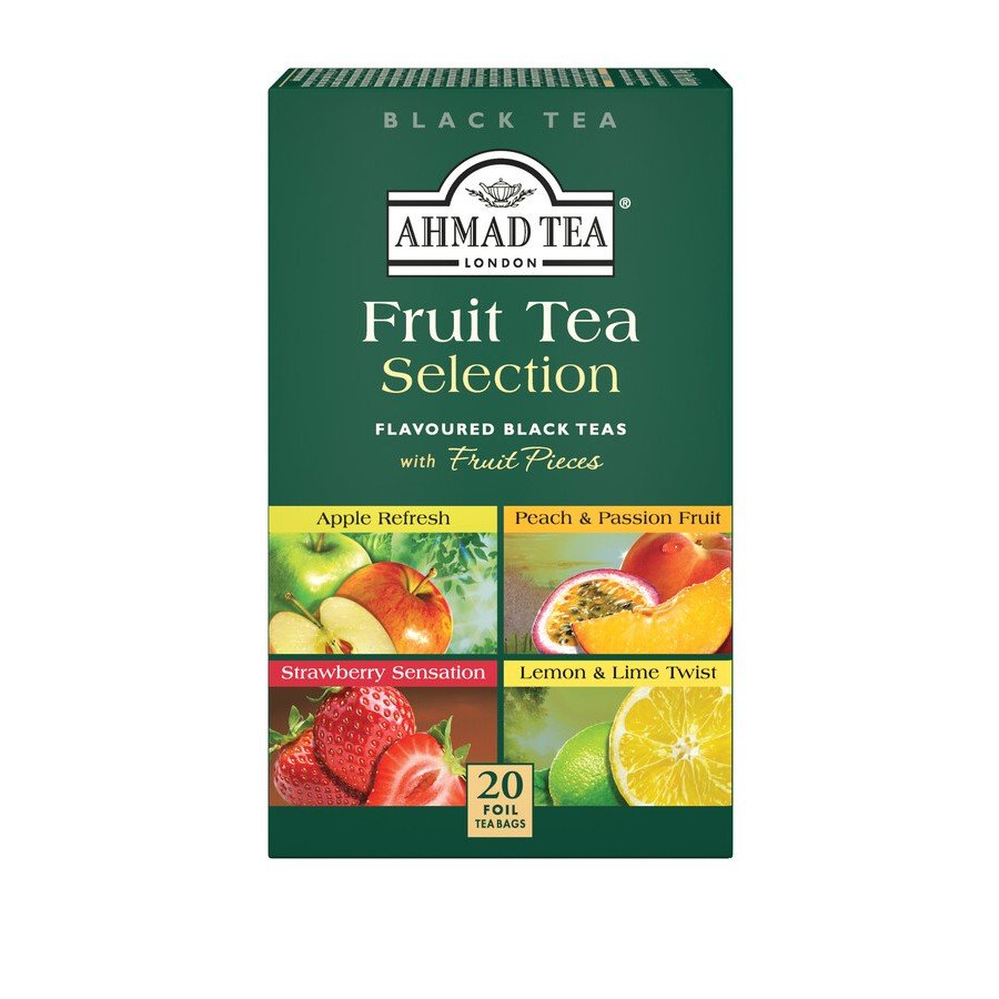 Ahmad Tea Selection Of Fruity Teas Mix Smaków Herbat Owocowych 4X5 Torebek Aluminiowych