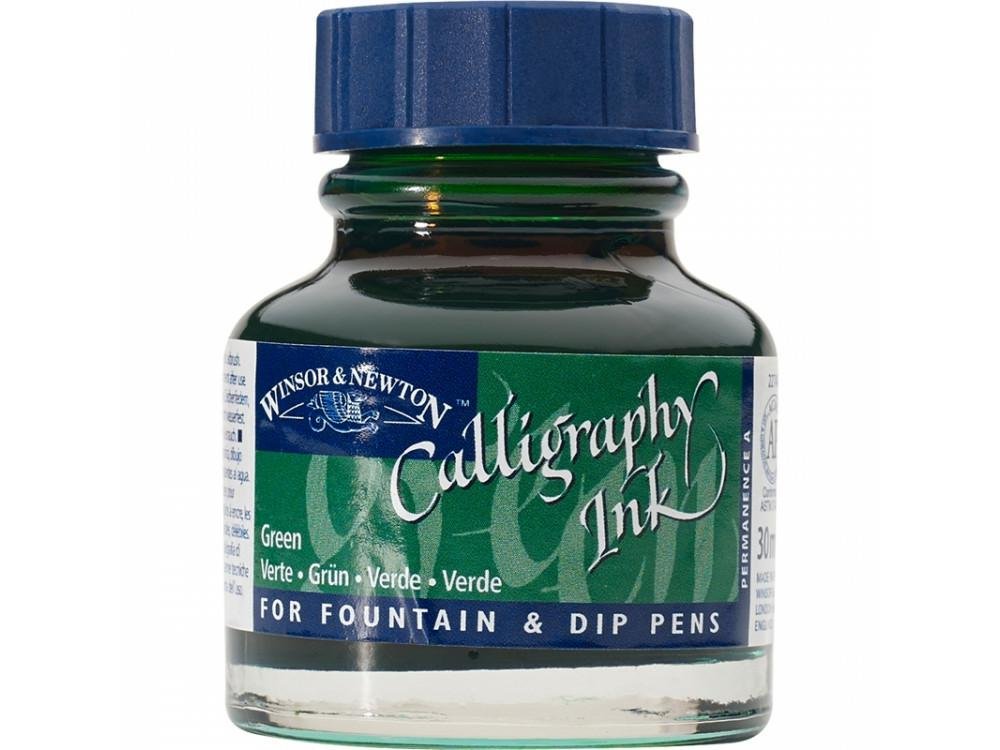 Tusz do Kaligrafii 30 ml GREEN W&N INK