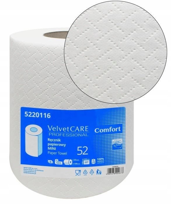 Velvet CARE Ręcznik papierowy Comfort MINI 52 1 rolka 5220116