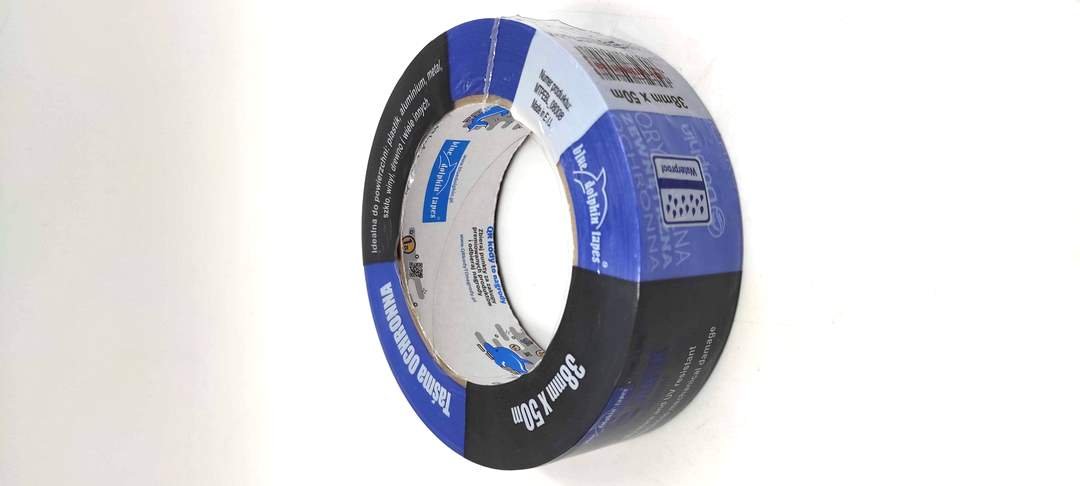 Blue Dolphin Tapes Taśma  Ochronna Zewnętrzna Pe 38 Mm X 50 M (REBDMTPEBL3850)