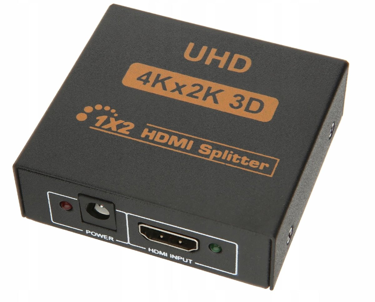 Splitter Hdmi 1X2 Rozdzielacz 4K*2K Ultra Hd 4K