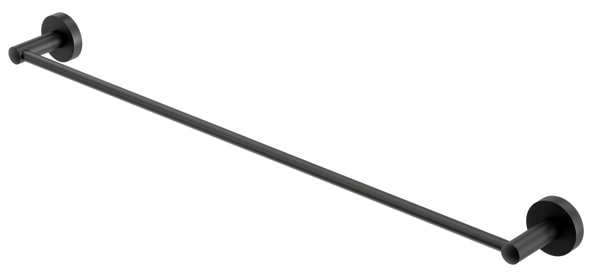Roy Czarny Reling Wieszak Na Ręczniki Długi