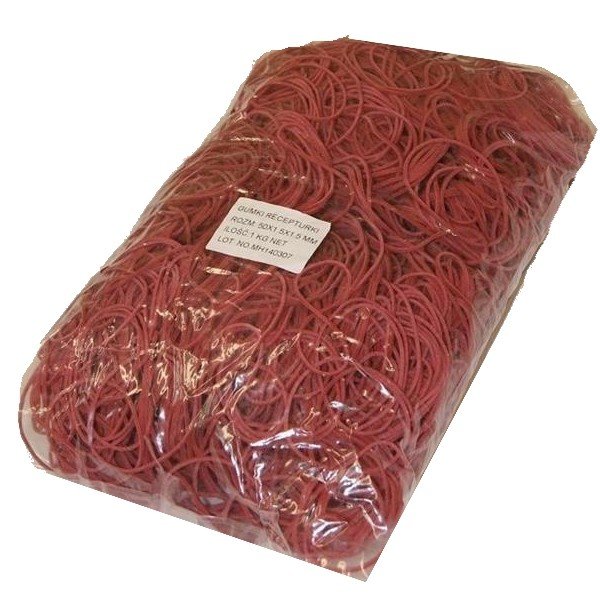 Gumki recepturki 1 kg Różne Rozmiary Mocne 80 mm