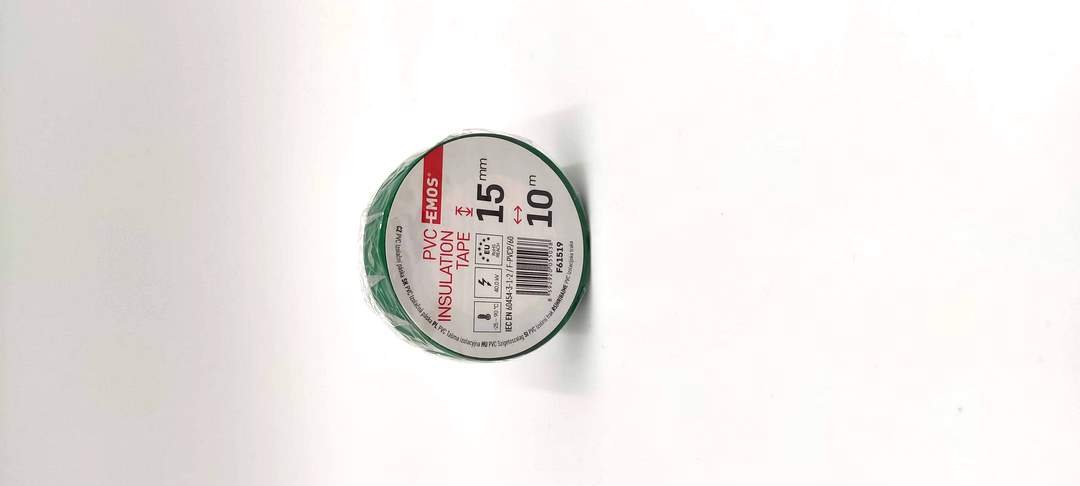 Emos Taśma izolacyjna PVC 15mm/10m zielona F61519
