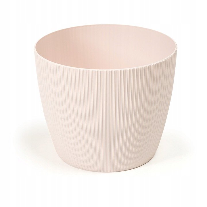 LAMELA Osłonka doniczki Magnolia 16 cm różowa